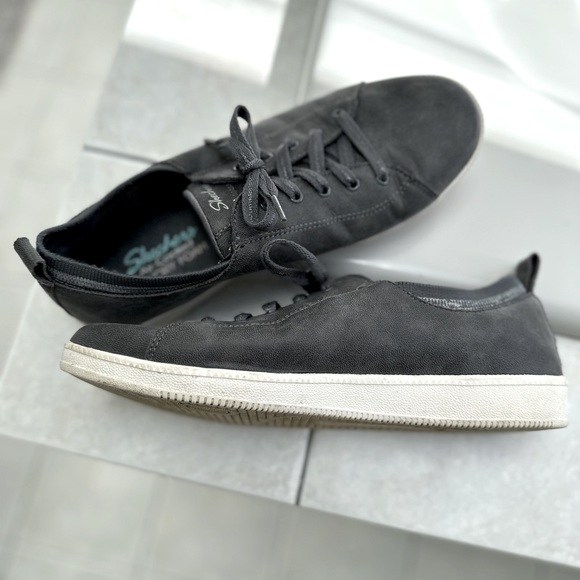 Skecher’s charcoal gray sneakers size 9 - Picture 5 of 8